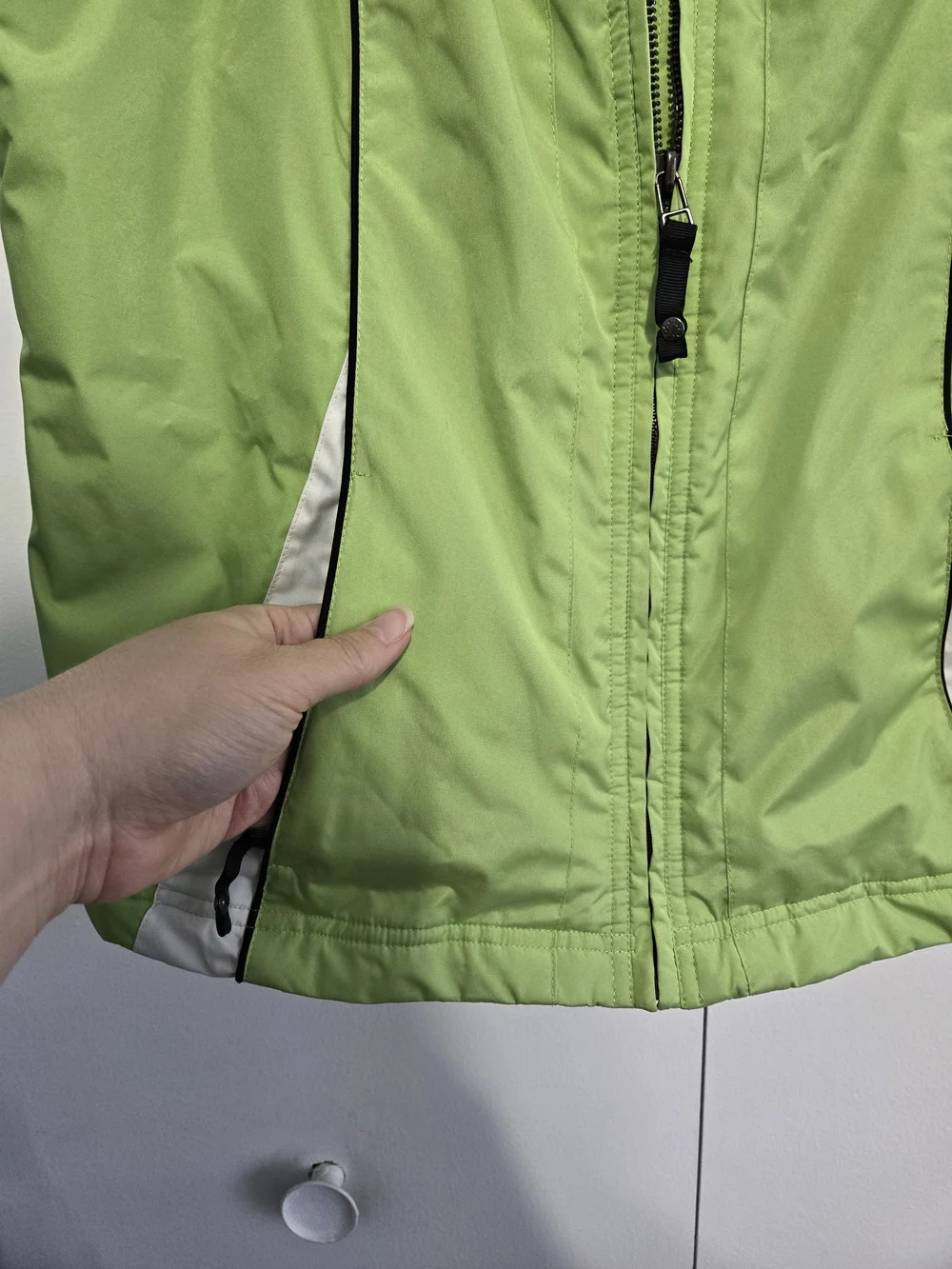 SB Active St Johns Bay Vest Womens Medium Green Zip Up Lightweight Outdoor
